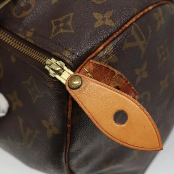 LOUIS VUITTON Monogram Speedy 30 Hand Bag - Picture 8 of 16